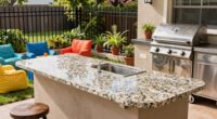child and pet safe outdoor kitchen