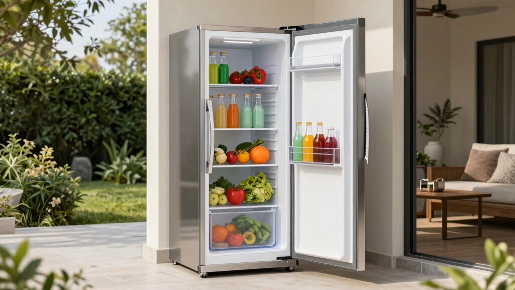choosing the right outdoor fridge