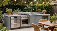 create inviting outdoor cooking space