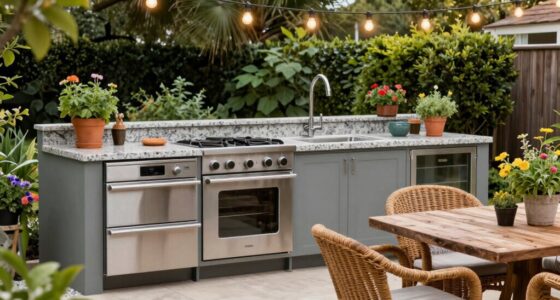 create inviting outdoor cooking space