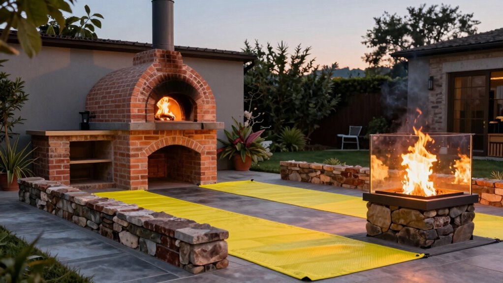 create safe fire zone