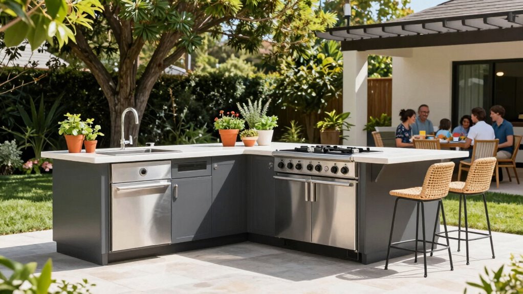 customizable durable outdoor kitchens