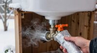drain and insulate pipes