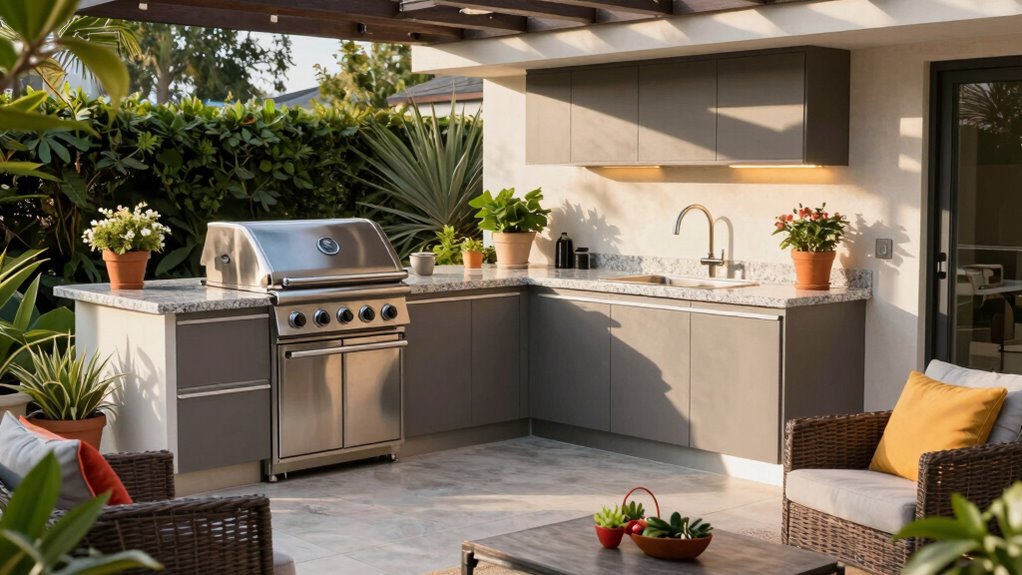 durable budget friendly outdoor kitchen