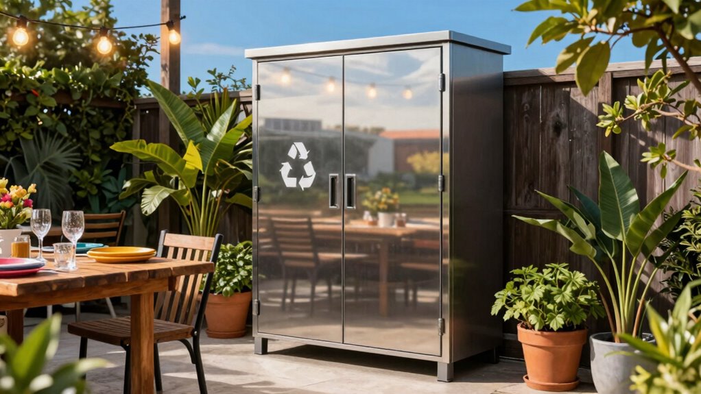 durable stylish outdoor waste management