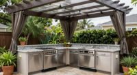 effective outdoor kitchen protection