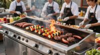 efficient crowd grilling techniques