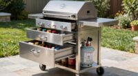 efficient storage for grills