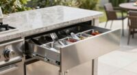 enhance outdoor kitchen functionality