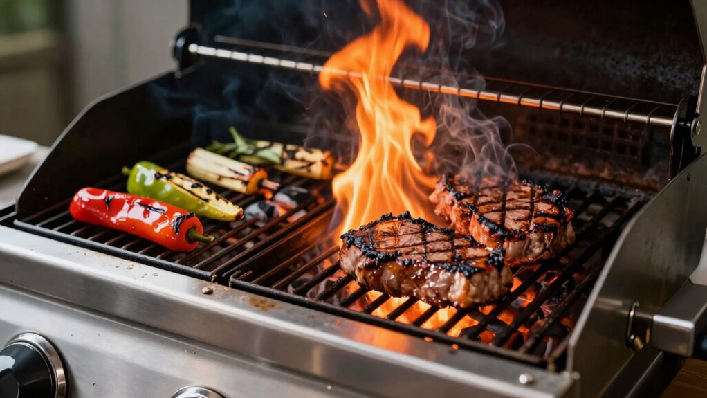 enhances grilling through zoning