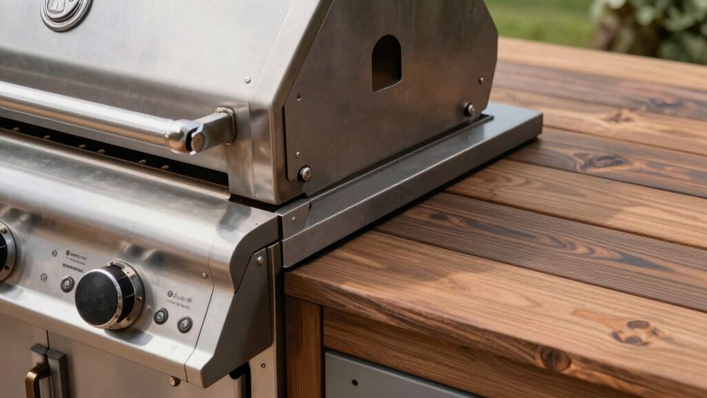 ensure safe grill clearances