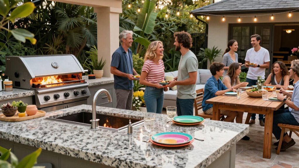 essential outdoor kitchen features