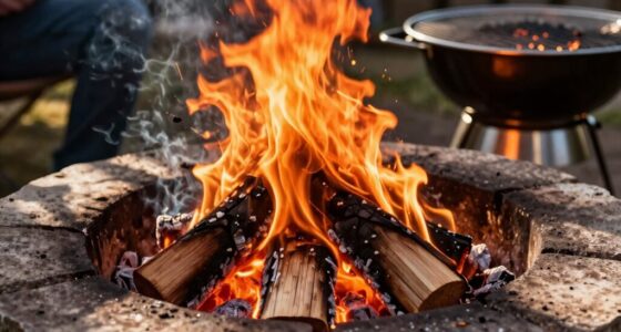 fire design versus cooking heat