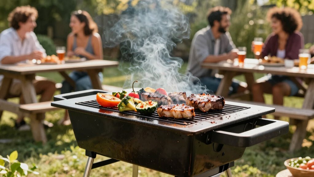 flat top outdoor cooking