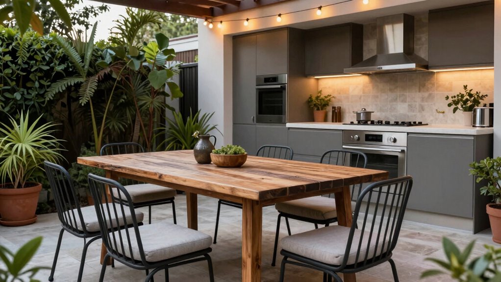 flexible weatherproof outdoor dining