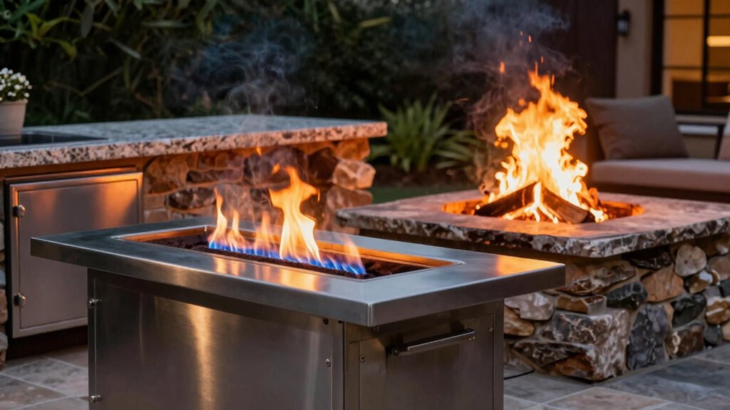 gas vs wood fire pit comparison