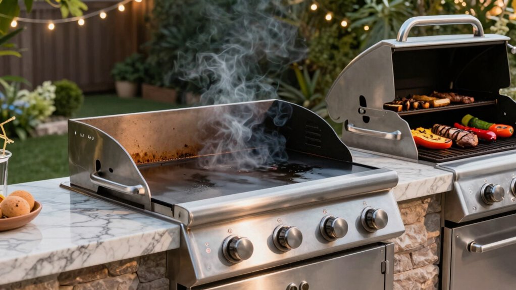 griddle and grill versatility
