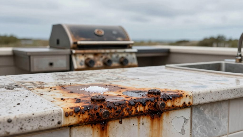 harsh coastal outdoor kitchen conditions