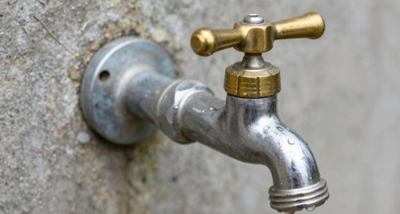 hidden outdoor faucet features