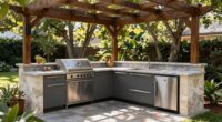 ideal backyard outdoor kitchen shapes