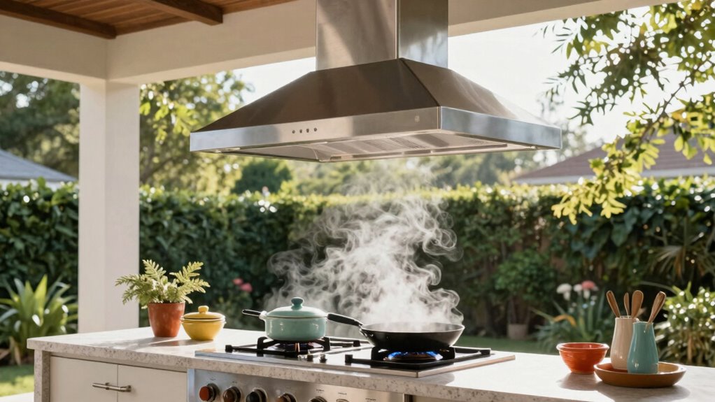 improves outdoor cooking ventilation