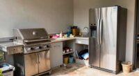 inefficient outdoor kitchen design