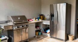 inefficient outdoor kitchen design