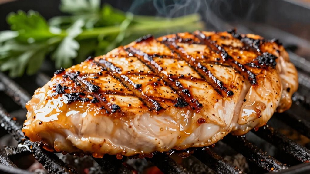 juicy well grilled chicken