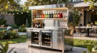luxury outdoor beverage station