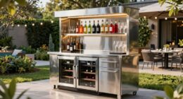 luxury outdoor beverage station
