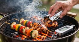 maximize flavor through residual heat