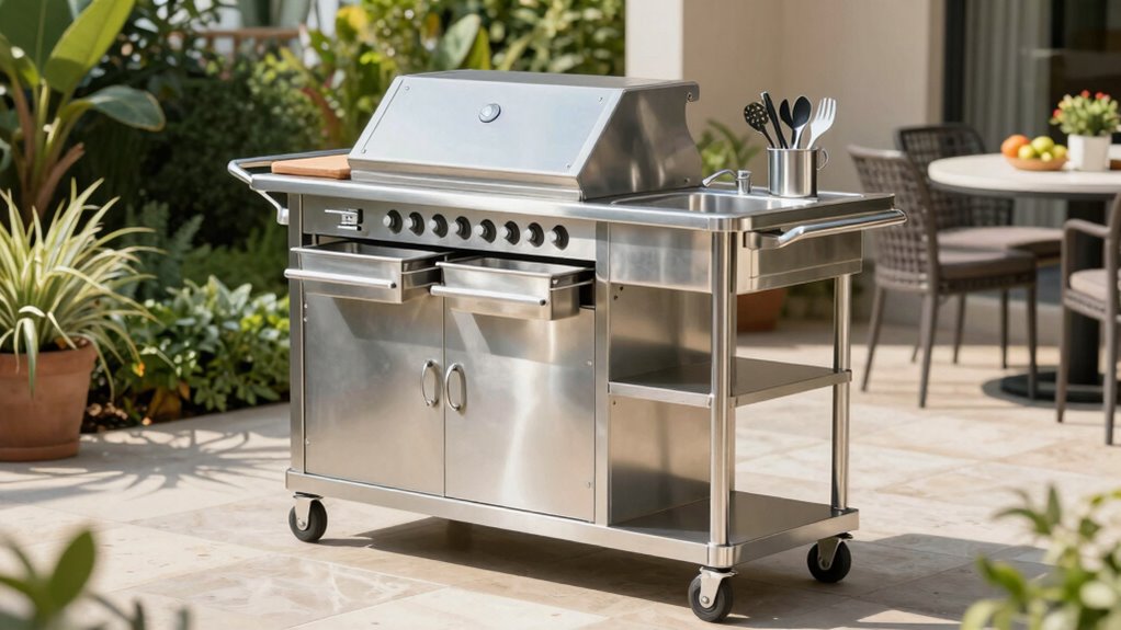 multi functional outdoor cooking station