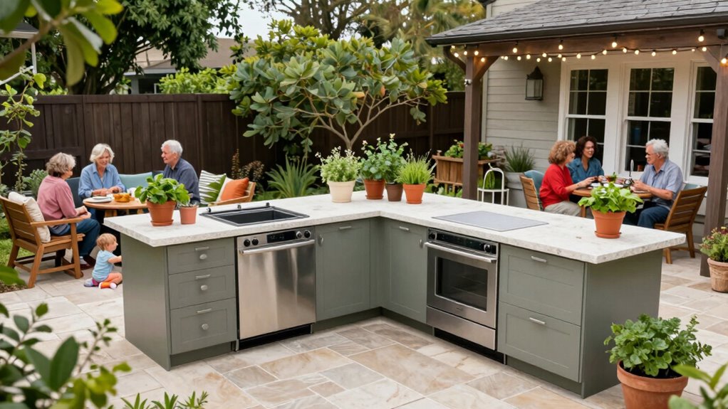 multigenerational outdoor kitchen planning