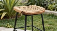 outdoor bar stool features