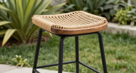outdoor bar stool features