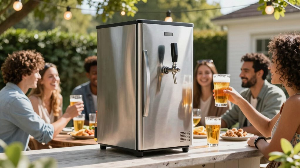 outdoor beverage station convenience