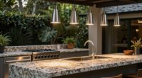 outdoor counter lighting design
