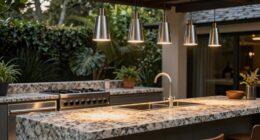 outdoor counter lighting design