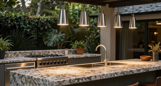 outdoor counter lighting design