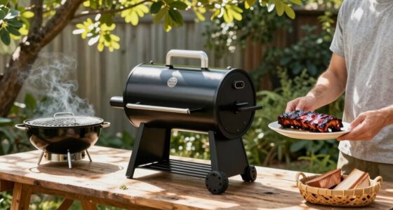 outdoor electric smoker convenience