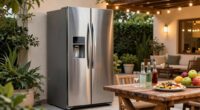 outdoor entertaining refrigerator