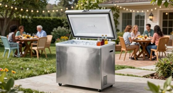 outdoor freezers for hosting