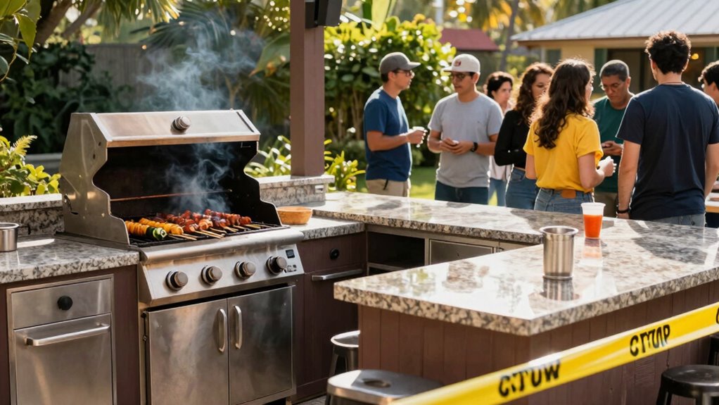 outdoor grill safety precautions