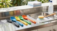 outdoor kitchen cleaning routine