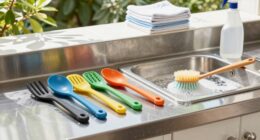outdoor kitchen cleaning routine