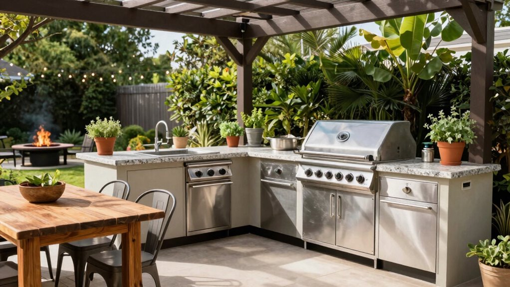 outdoor kitchen design considerations