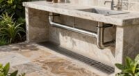 outdoor kitchen drainage solutions