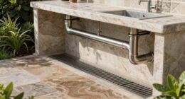 outdoor kitchen drainage solutions