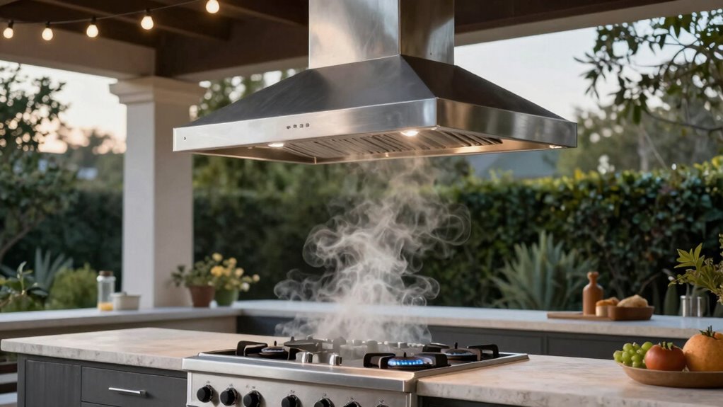 outdoor kitchen safety and cleanliness