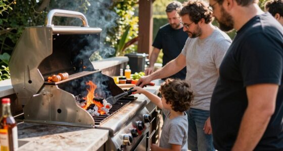 outdoor kitchen safety tips